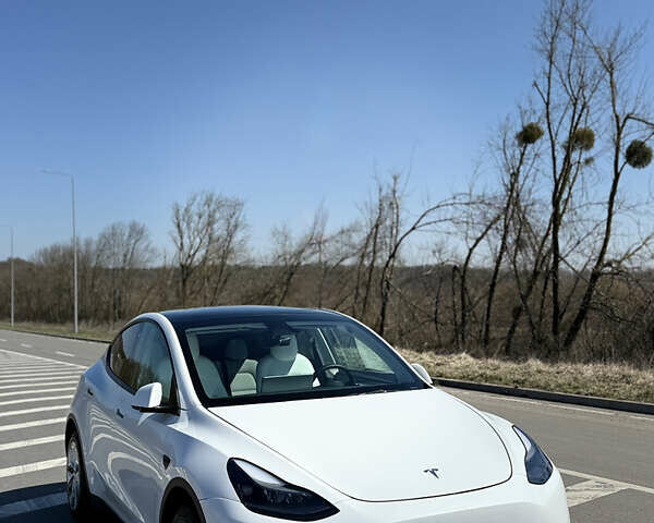 Белый Тесла Model Y, объемом двигателя 0 л и пробегом 35 тыс. км за 33000 $, фото 1 на Automoto.ua