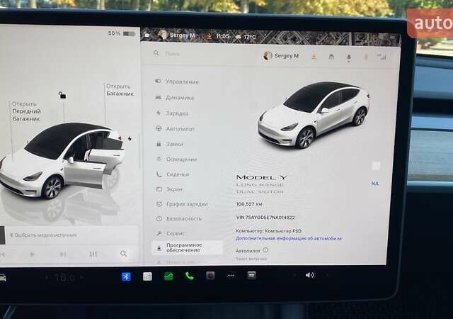 Білий Тесла Model Y, об'ємом двигуна 0 л та пробігом 100 тис. км за 25400 $, фото 21 на Automoto.ua