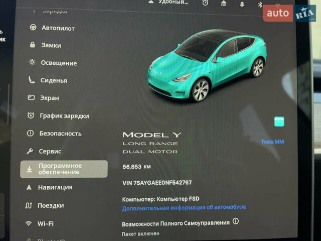 Белый Тесла Model Y, объемом двигателя 0 л и пробегом 56 тыс. км за 35000 $, фото 26 на Automoto.ua