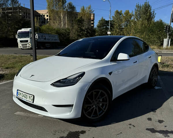 Белый Тесла Model Y, объемом двигателя 0 л и пробегом 187 тыс. км за 22999 $, фото 1 на Automoto.ua