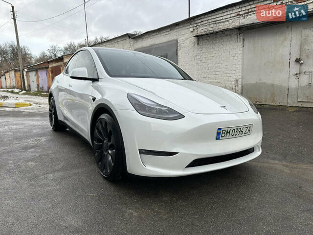 Белый Тесла Model Y, объемом двигателя 0 л и пробегом 38 тыс. км за 44900 $, фото 13 на Automoto.ua