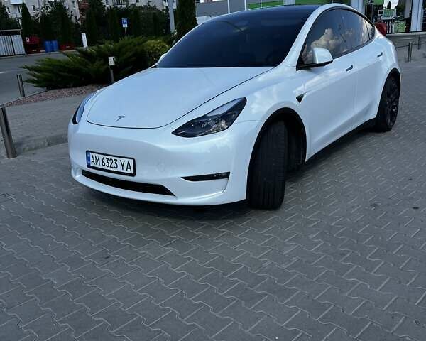 Белый Тесла Model Y, объемом двигателя 0 л и пробегом 59 тыс. км за 27999 $, фото 6 на Automoto.ua