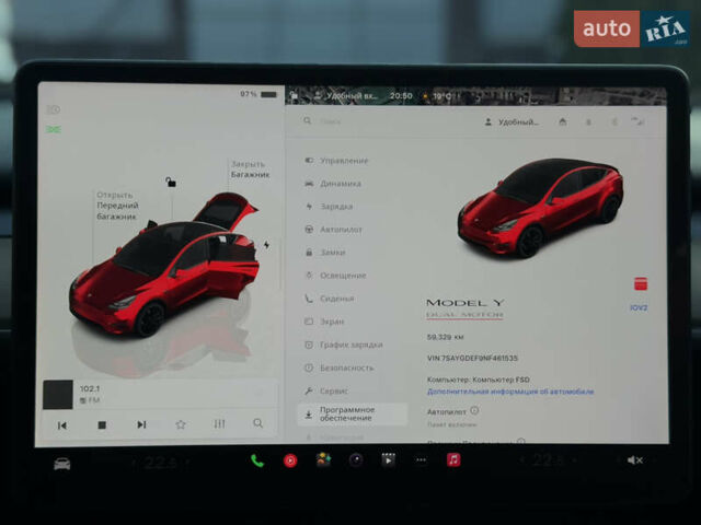 Белый Тесла Model Y, объемом двигателя 0 л и пробегом 59 тыс. км за 28950 $, фото 53 на Automoto.ua