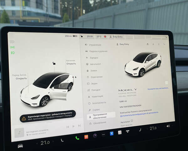 Белый Тесла Model Y, объемом двигателя 0 л и пробегом 1 тыс. км за 39000 $, фото 17 на Automoto.ua