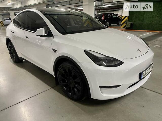 Білий Тесла Model Y, об'ємом двигуна 0 л та пробігом 10 тис. км за 45500 $, фото 18 на Automoto.ua