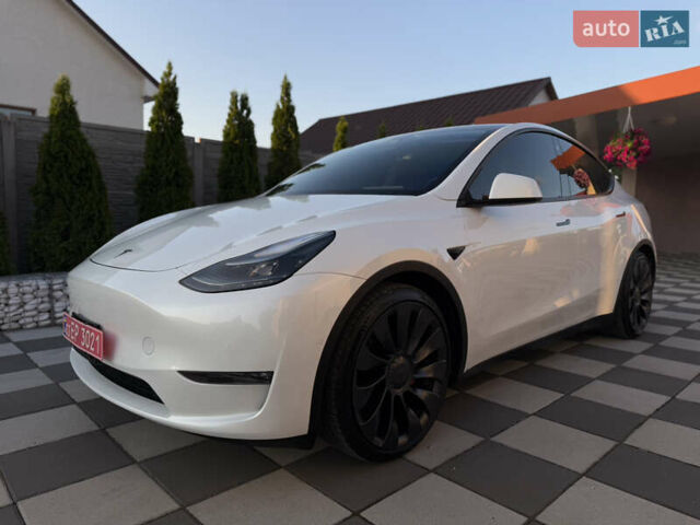 Белый Тесла Model Y, объемом двигателя 0 л и пробегом 59 тыс. км за 28950 $, фото 11 на Automoto.ua