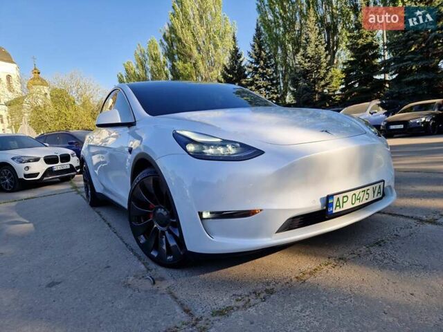Белый Тесла Model Y, объемом двигателя 0 л и пробегом 48 тыс. км за 27000 $, фото 7 на Automoto.ua