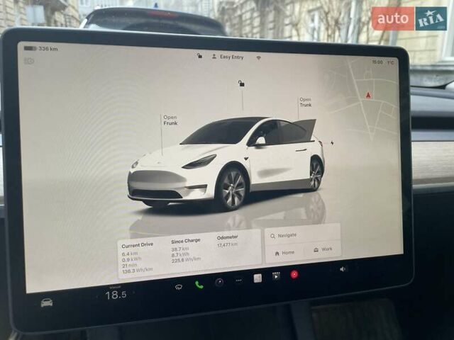 Белый Тесла Model Y, объемом двигателя 0 л и пробегом 17 тыс. км за 28600 $, фото 14 на Automoto.ua
