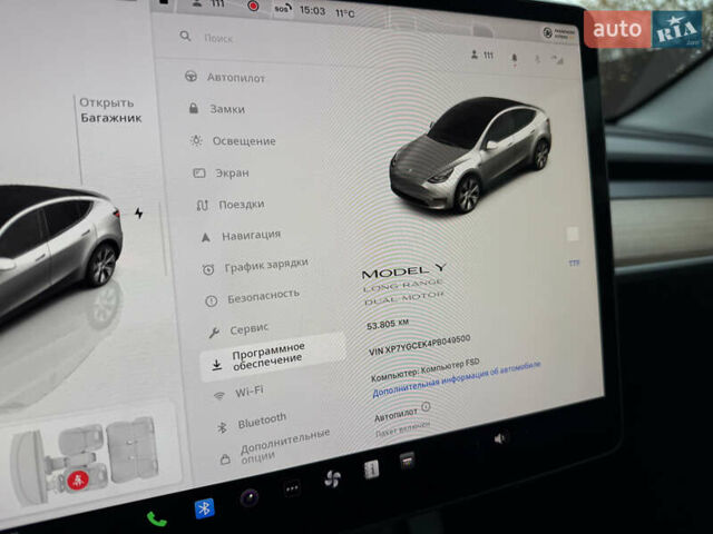 Белый Тесла Model Y, объемом двигателя 0 л и пробегом 53 тыс. км за 36700 $, фото 23 на Automoto.ua