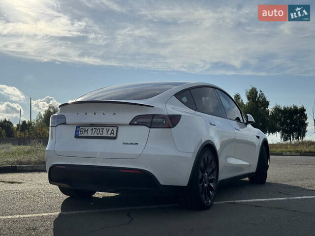 Белый Тесла Model Y, объемом двигателя 0 л и пробегом 51 тыс. км за 31000 $, фото 9 на Automoto.ua