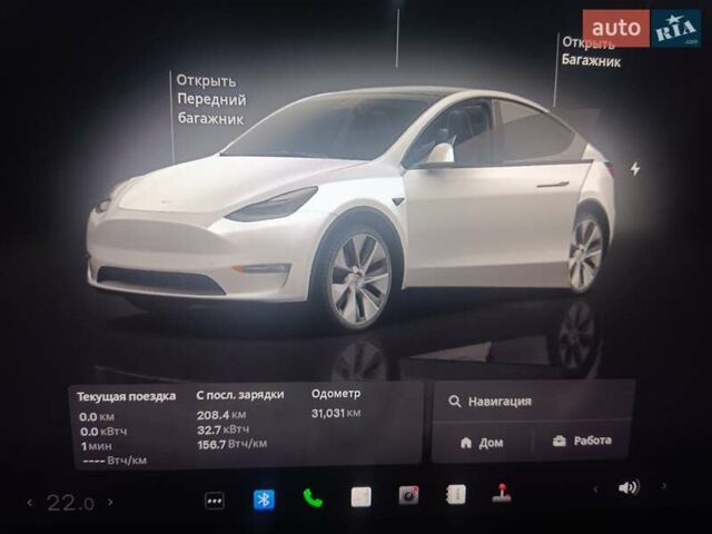 Белый Тесла Model Y, объемом двигателя 0 л и пробегом 30 тыс. км за 28800 $, фото 5 на Automoto.ua
