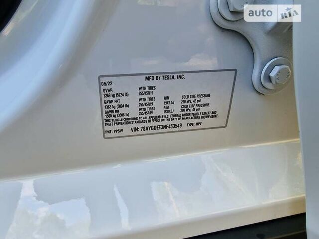 Білий Тесла Model Y, об'ємом двигуна 0 л та пробігом 3 тис. км за 46999 $, фото 54 на Automoto.ua