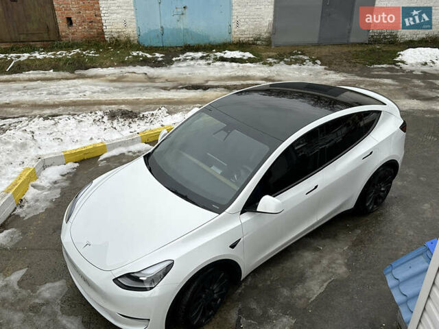 Белый Тесла Model Y, объемом двигателя 0 л и пробегом 38 тыс. км за 44900 $, фото 9 на Automoto.ua