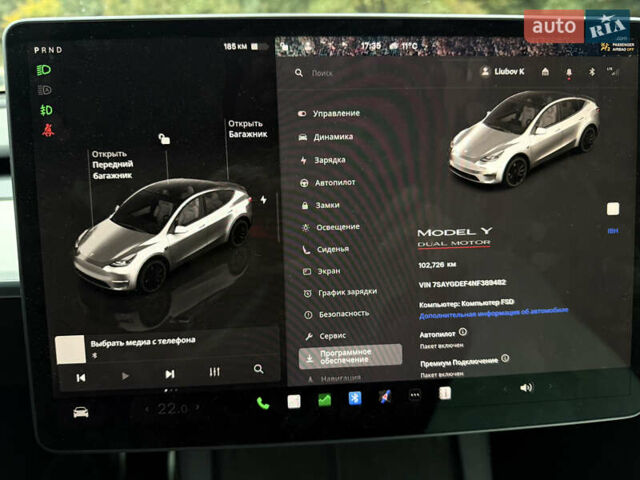 Білий Тесла Model Y, об'ємом двигуна 0 л та пробігом 102 тис. км за 26500 $, фото 17 на Automoto.ua