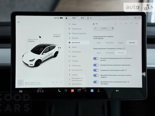 Белый Тесла Model Y, объемом двигателя 0 л и пробегом 37 тыс. км за 41800 $, фото 38 на Automoto.ua