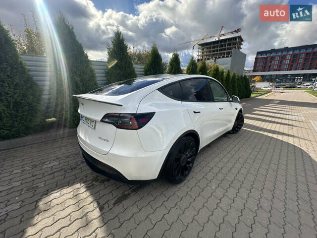 Белый Тесла Model Y, объемом двигателя 0 л и пробегом 5 тыс. км за 25333 $, фото 7 на Automoto.ua