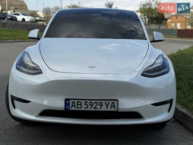 Белый Тесла Model Y, объемом двигателя 0 л и пробегом 59 тыс. км за 28800 $, фото 5 на Automoto.ua
