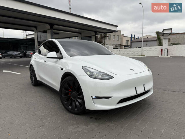 Білий Тесла Model Y, об'ємом двигуна 0 л та пробігом 38 тис. км за 28500 $, фото 3 на Automoto.ua