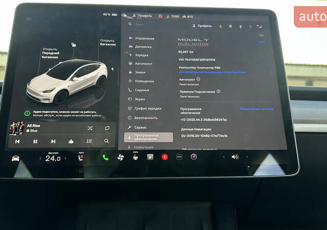 Білий Тесла Model Y, об'ємом двигуна 0 л та пробігом 63 тис. км за 28700 $, фото 3 на Automoto.ua