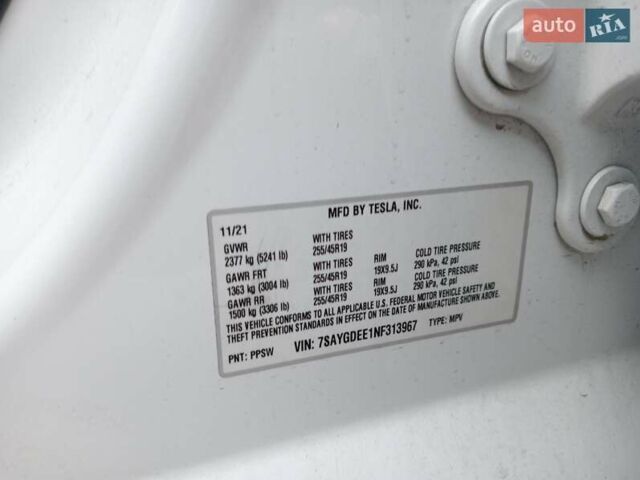 Белый Тесла Model Y, объемом двигателя 0 л и пробегом 71 тыс. км за 23200 $, фото 20 на Automoto.ua