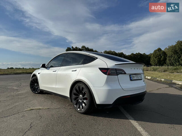 Белый Тесла Model Y, объемом двигателя 0 л и пробегом 51 тыс. км за 31000 $, фото 7 на Automoto.ua