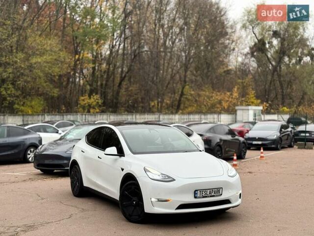 Білий Тесла Model Y, об'ємом двигуна 0 л та пробігом 60 тис. км за 28500 $, фото 1 на Automoto.ua