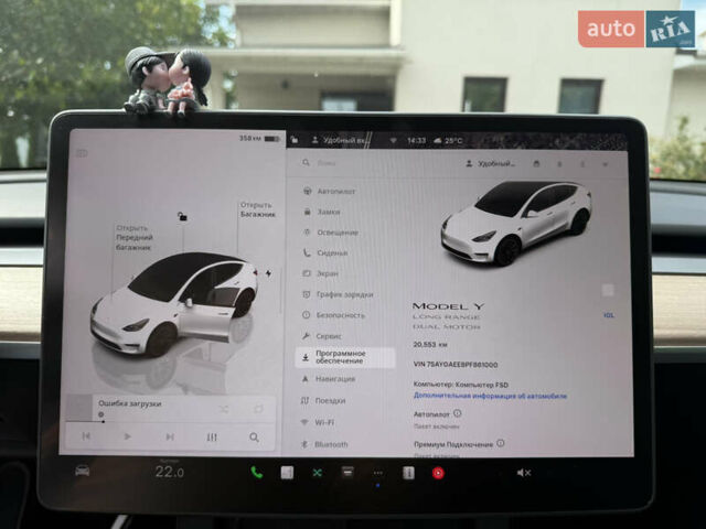 Белый Тесла Model Y, объемом двигателя 0 л и пробегом 20 тыс. км за 39000 $, фото 14 на Automoto.ua