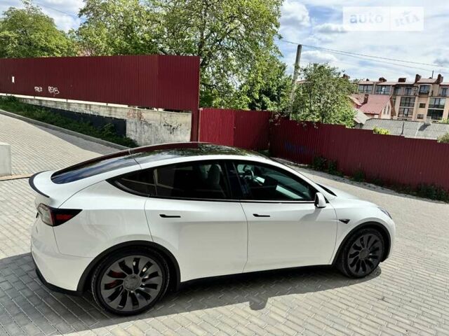 Білий Тесла Model Y, об'ємом двигуна 0 л та пробігом 20 тис. км за 42999 $, фото 18 на Automoto.ua