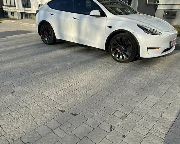 Белый Тесла Model Y, объемом двигателя 0 л и пробегом 73 тыс. км за 23999 $, фото 14 на Automoto.ua