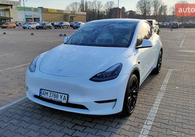 Белый Тесла Model Y, объемом двигателя 0 л и пробегом 10 тыс. км за 33500 $, фото 8 на Automoto.ua
