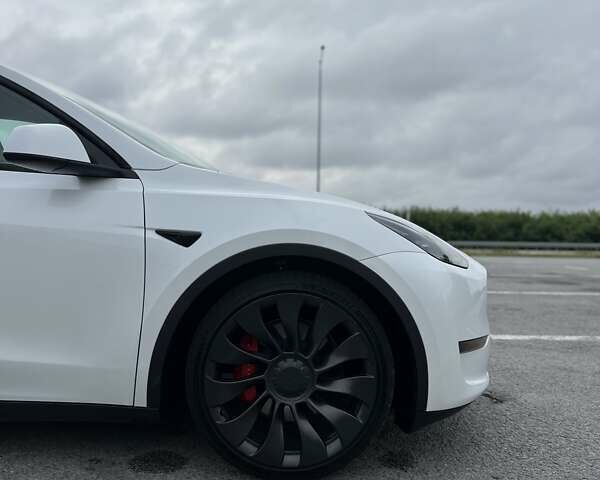 Белый Тесла Model Y, объемом двигателя 0 л и пробегом 24 тыс. км за 32800 $, фото 1 на Automoto.ua