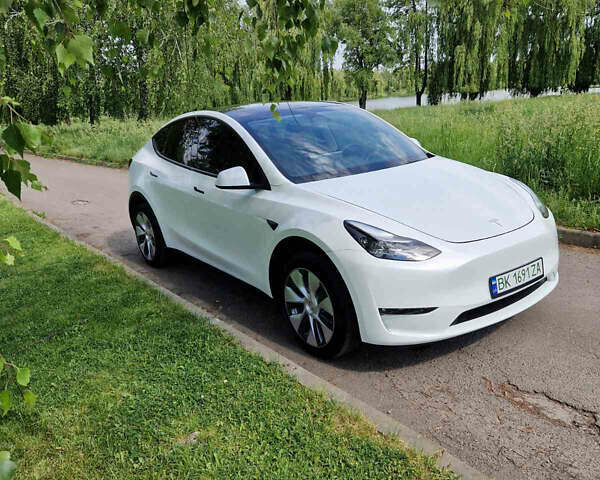 Белый Тесла Model Y, объемом двигателя 0 л и пробегом 3 тыс. км за 32000 $, фото 3 на Automoto.ua