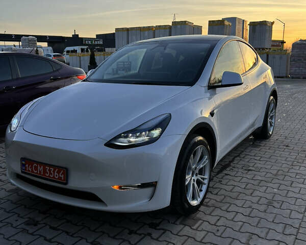 Белый Тесла Model Y, объемом двигателя 0 л и пробегом 45 тыс. км за 26999 $, фото 3 на Automoto.ua