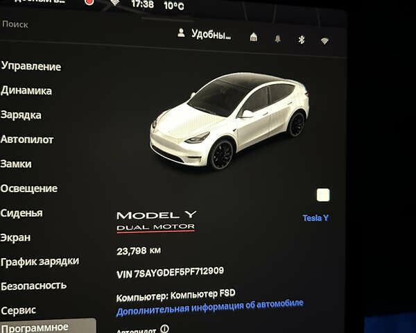Белый Тесла Model Y, объемом двигателя 0 л и пробегом 24 тыс. км за 32000 $, фото 38 на Automoto.ua