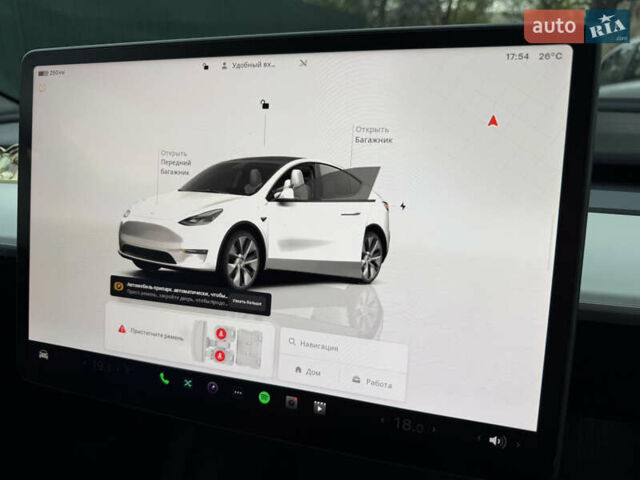Белый Тесла Model Y, объемом двигателя 0 л и пробегом 63 тыс. км за 26900 $, фото 92 на Automoto.ua