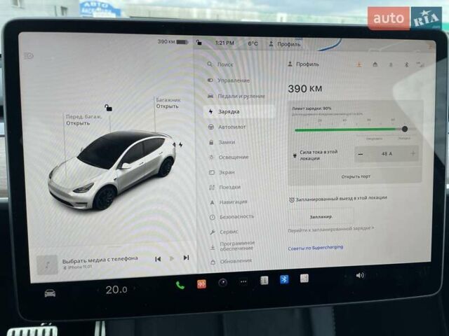 Белый Тесла Model Y, объемом двигателя 0 л и пробегом 4 тыс. км за 29800 $, фото 25 на Automoto.ua