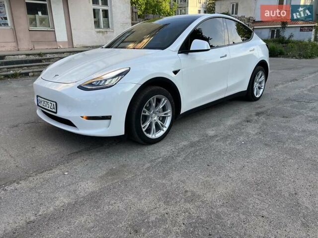 Белый Тесла Model Y, объемом двигателя 0 л и пробегом 33 тыс. км за 29800 $, фото 17 на Automoto.ua