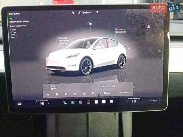 Белый Тесла Model Y, объемом двигателя 0 л и пробегом 17 тыс. км за 28500 $, фото 6 на Automoto.ua
