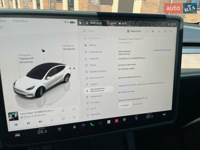 Белый Тесла Model Y, объемом двигателя 0 л и пробегом 13 тыс. км за 26500 $, фото 46 на Automoto.ua