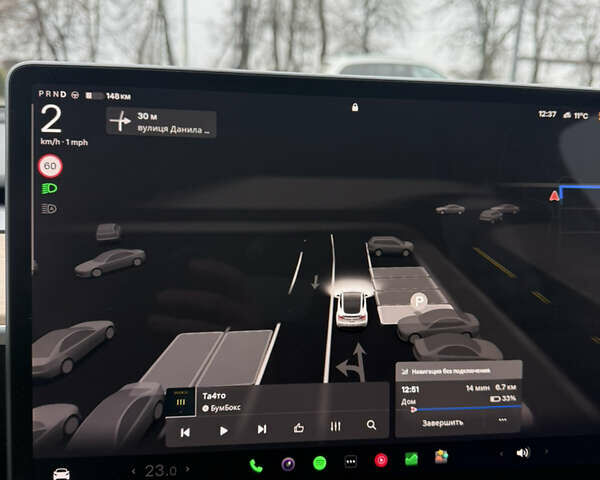 Белый Тесла Model Y, объемом двигателя 0 л и пробегом 53 тыс. км за 28800 $, фото 26 на Automoto.ua