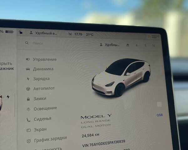 Белый Тесла Model Y, объемом двигателя 0 л и пробегом 26 тыс. км за 28700 $, фото 14 на Automoto.ua
