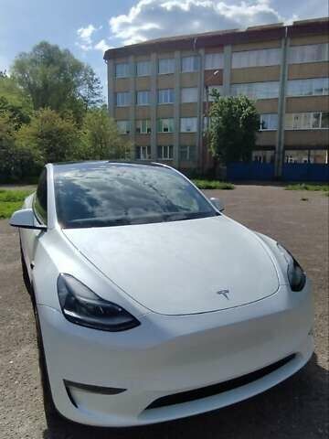 Белый Тесла Model Y, объемом двигателя 0 л и пробегом 1 тыс. км за 38000 $, фото 34 на Automoto.ua