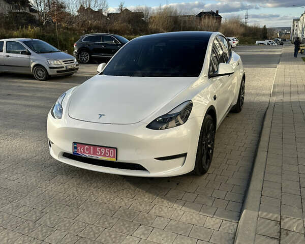 Белый Тесла Model Y, объемом двигателя 0 л и пробегом 73 тыс. км за 23999 $, фото 18 на Automoto.ua