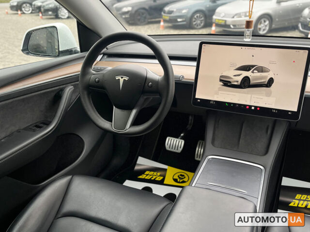 Білий Тесла Model Y, об'ємом двигуна 82 л та пробігом 33 тис. км за 35000 $, фото 21 на Automoto.ua