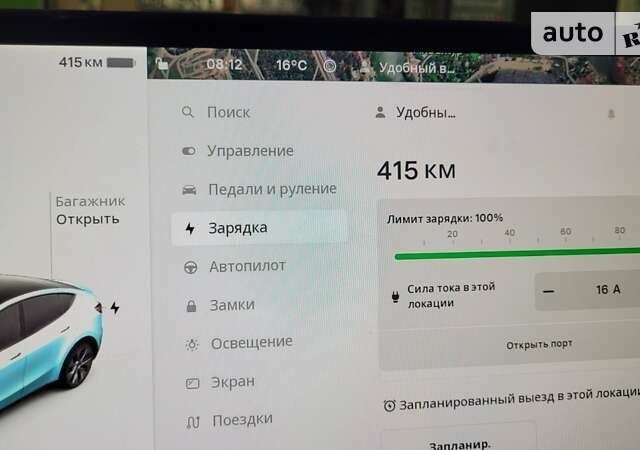 Білий Тесла Model Y, об'ємом двигуна 0 л та пробігом 10 тис. км за 30000 $, фото 12 на Automoto.ua