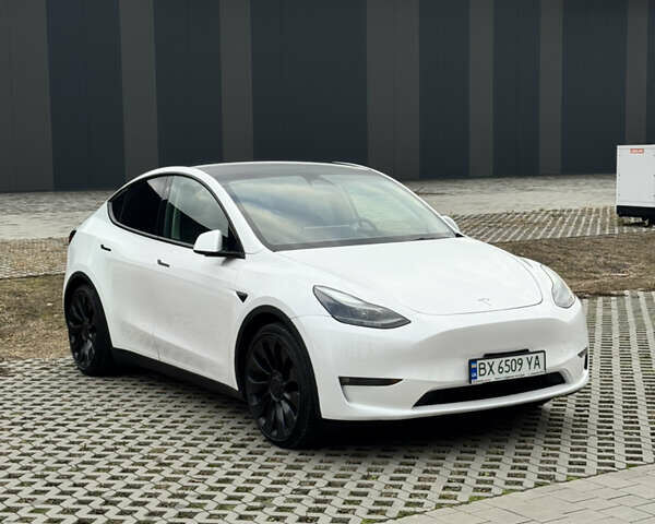 Белый Тесла Model Y, объемом двигателя 0 л и пробегом 45 тыс. км за 29900 $, фото 11 на Automoto.ua