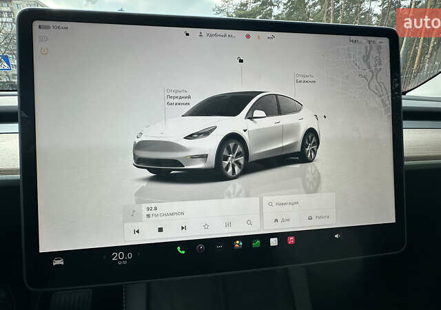 Белый Тесла Model Y, объемом двигателя 0 л и пробегом 20 тыс. км за 34900 $, фото 16 на Automoto.ua