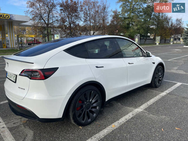 Белый Тесла Model Y, объемом двигателя 0 л и пробегом 43 тыс. км за 29500 $, фото 4 на Automoto.ua