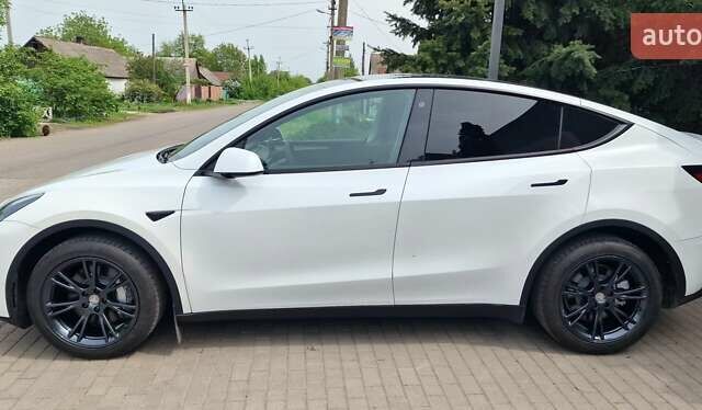 Белый Тесла Model Y, объемом двигателя 0 л и пробегом 4 тыс. км за 46000 $, фото 2 на Automoto.ua