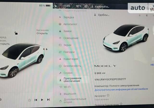 Белый Тесла Model Y, объемом двигателя 0 л и пробегом 10 тыс. км за 30000 $, фото 11 на Automoto.ua